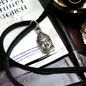 5 For $25💫Small Silver Buddha Zen Pendant Necklace